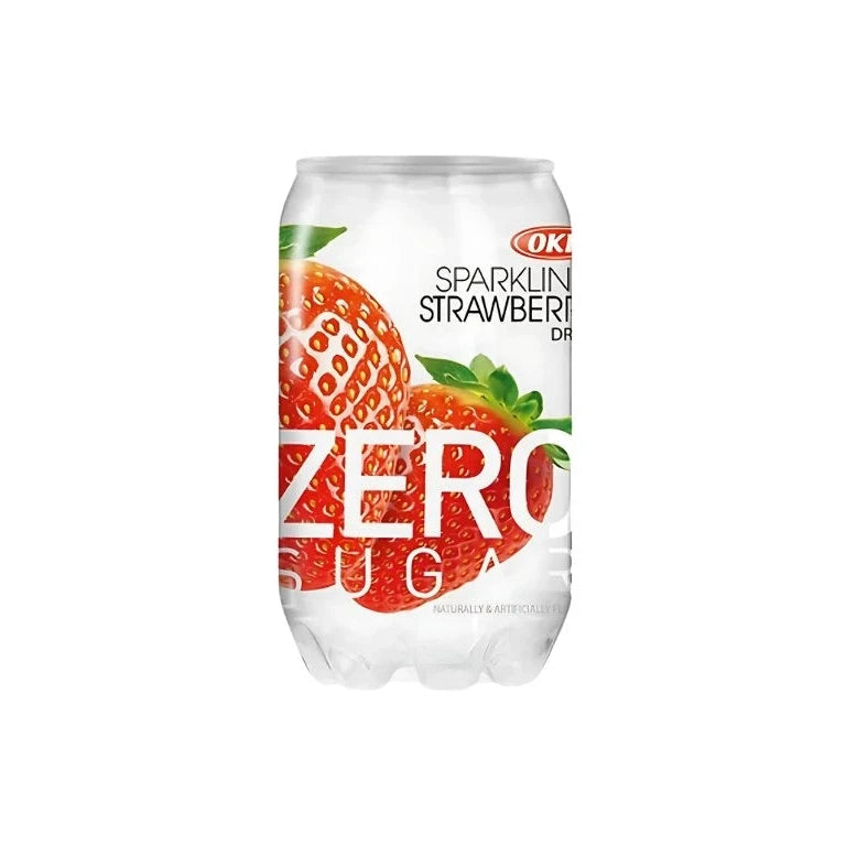 OKF Strawberry sparkling zero 딸기 스파클링 제로 350ml